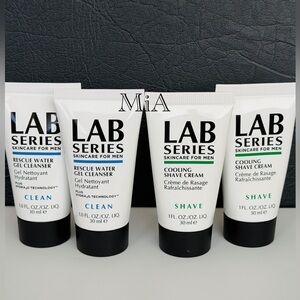 LAB SERIES Rescue Water Gel Cleanser & Cooling Shave Cream Travel 30ml (4pcs)